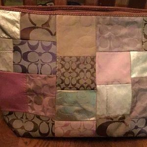 GUC Coach Patchwork Multi Color Shoulder Bag